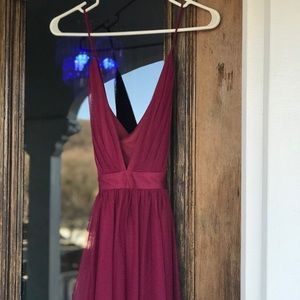Wine Prom Dress